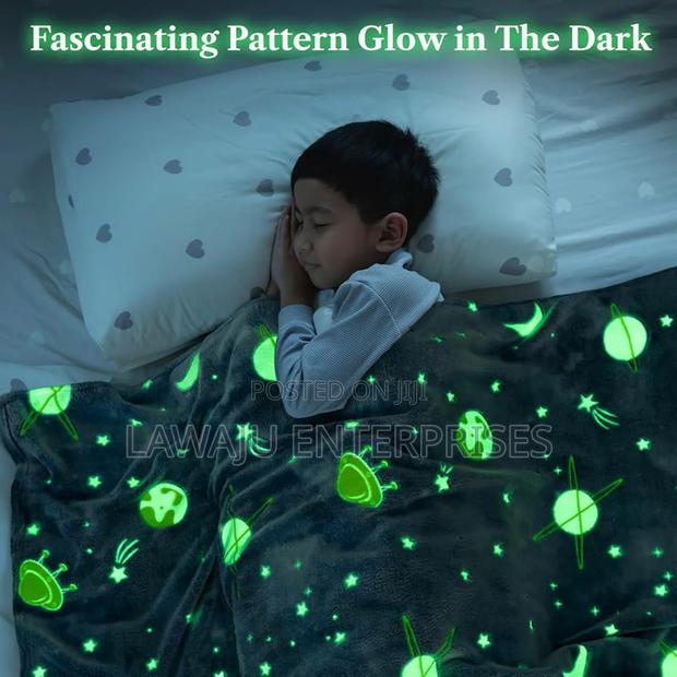 Glow in the Dark Fleece Blanket - main view