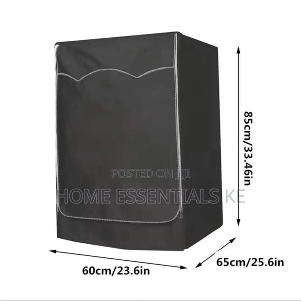 Black Zippered Double Layered Front Load - thumbnail 3