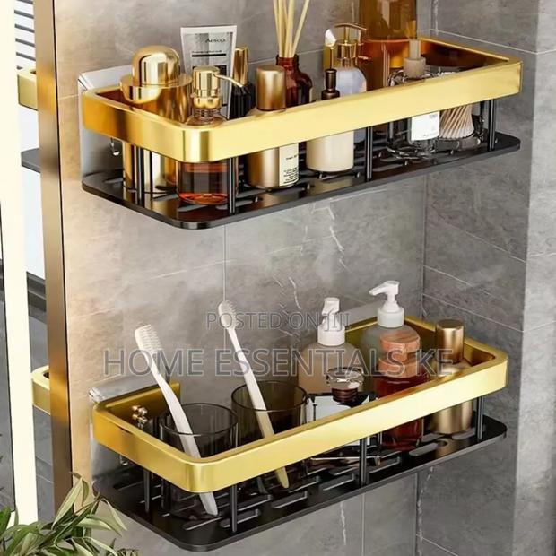 *Luxury Wall Mounted Bathroom Shelf 1pc - main view