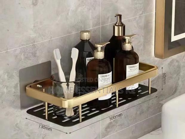 *Luxury Wall Mounted Bathroom Shelf 1pc - thumbnail 3