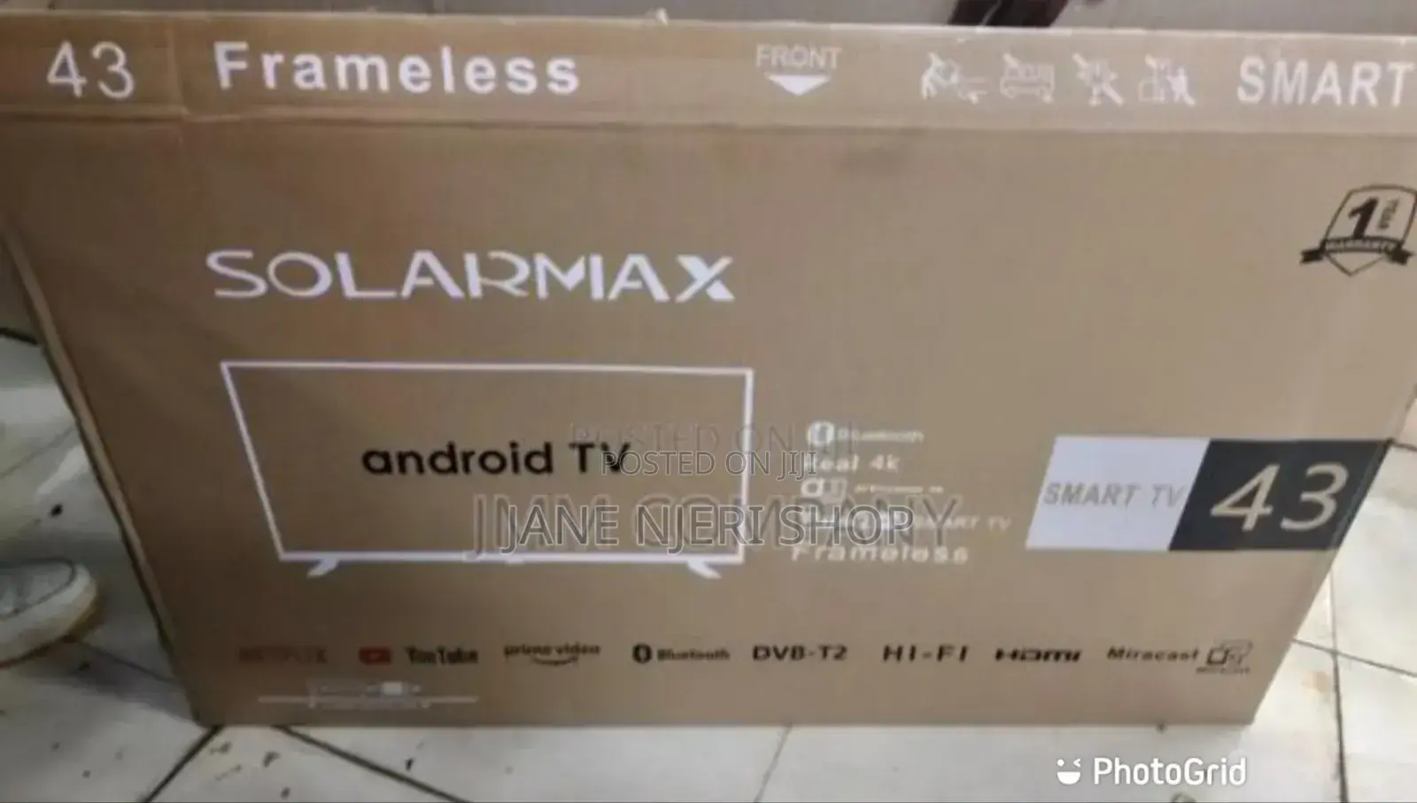 Original Solar Max 43 Inch Tv Smart Tv