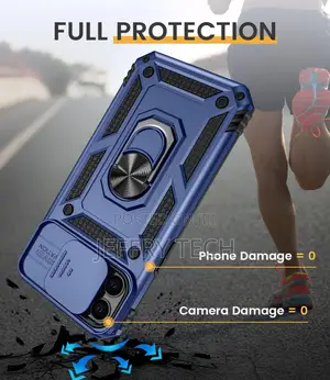 Kickstand iPhone 12 Pro Case With Camera Lens Cover Screen