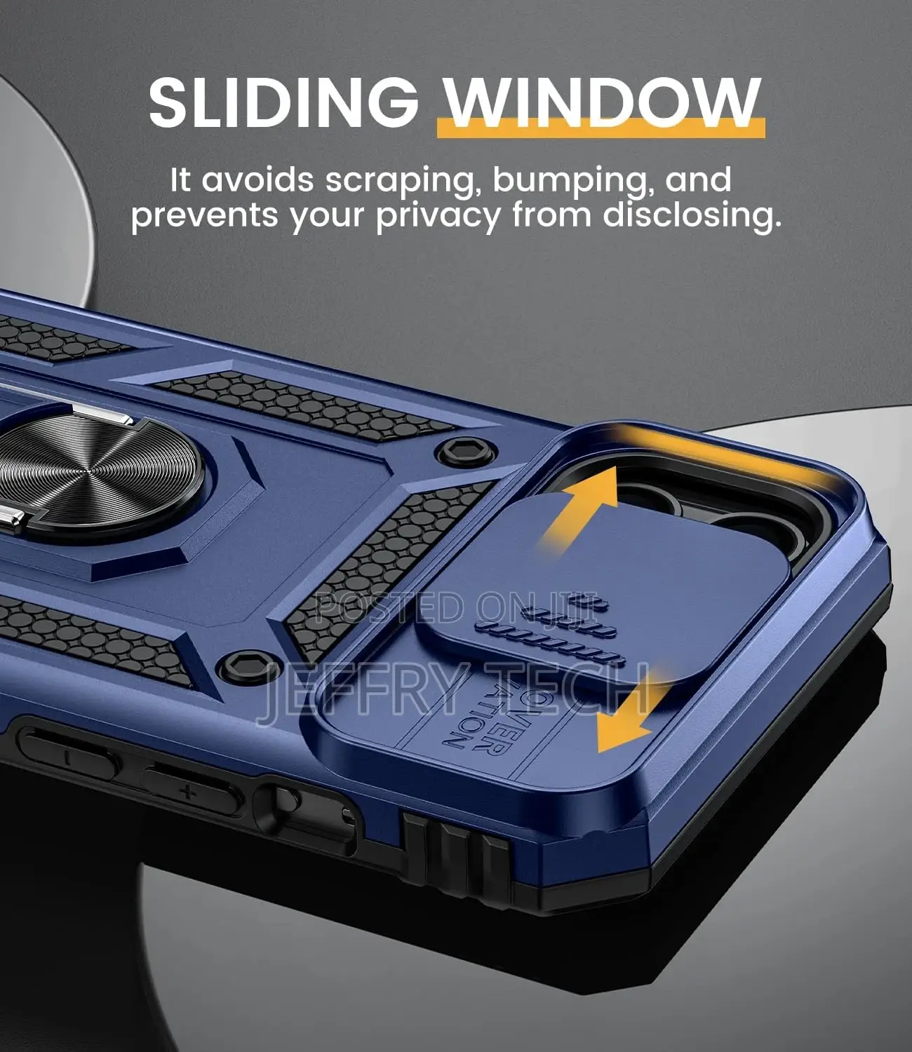 Kickstand iPhone 12 Pro Case With Camera Lens Cover Screen