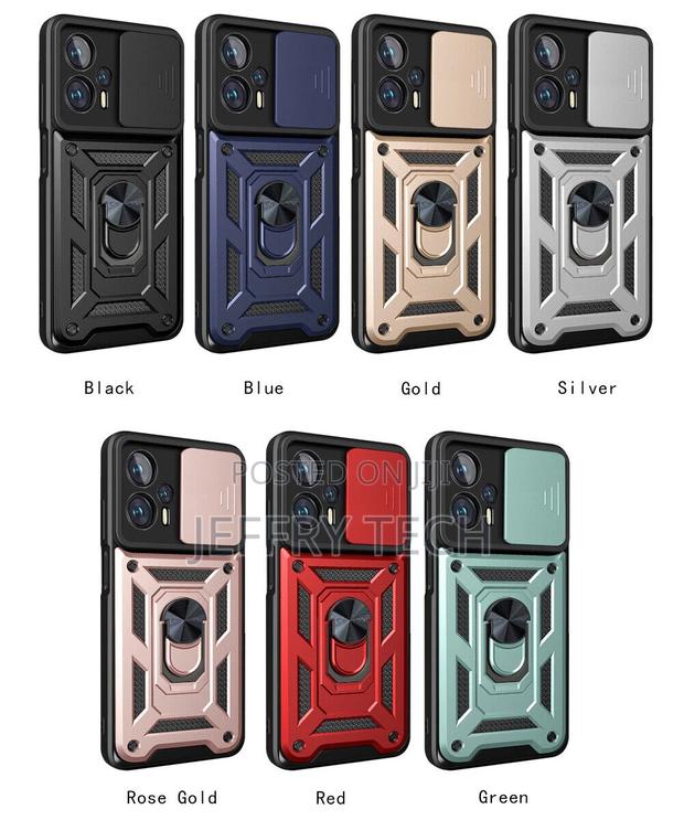 Shockproof Case Kickstand Cover for Xiaomi Redmi Note 12 Pro - thumbnail 3