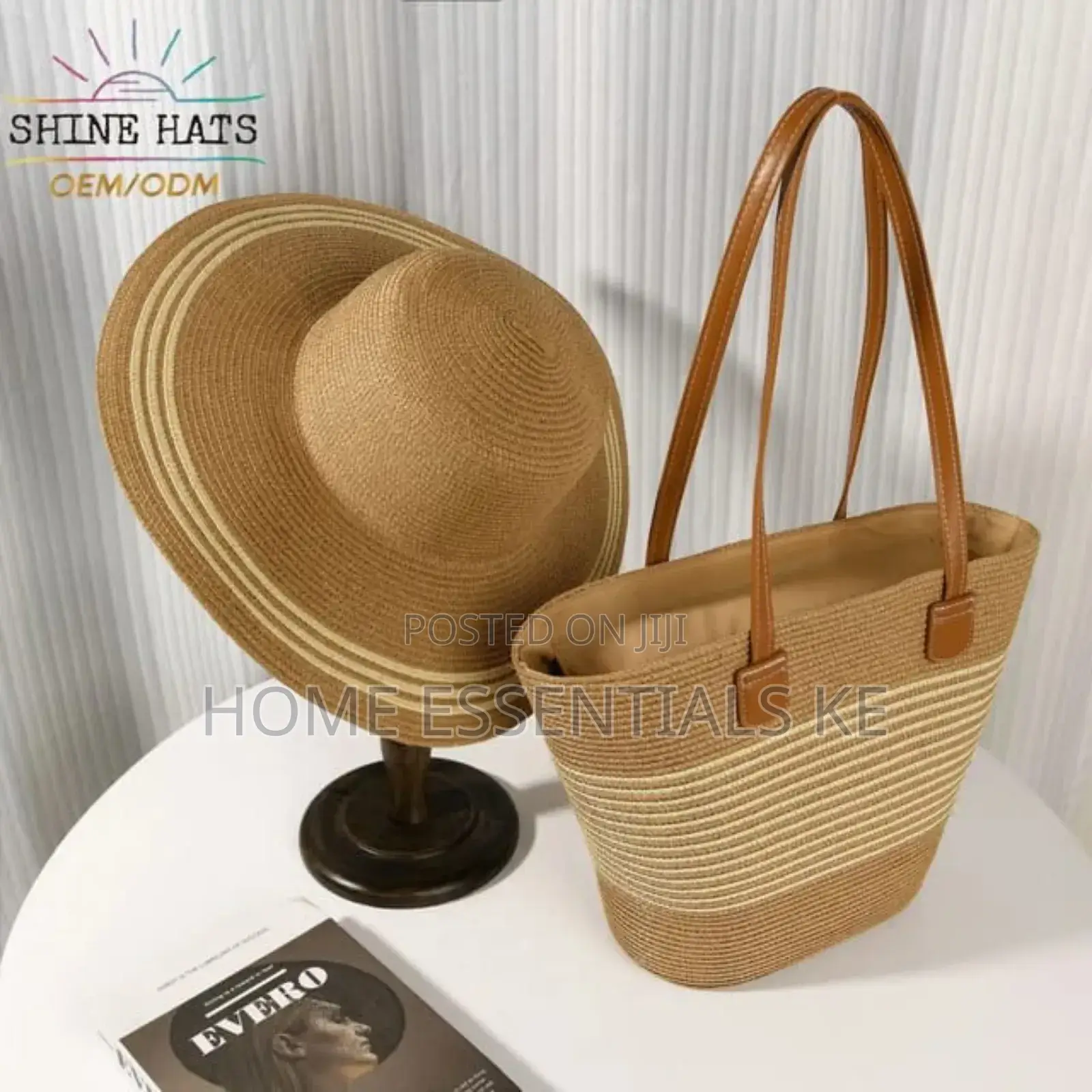 *Quality Non-Wooven Combo Summer Bag Hat*