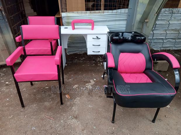 Salon Chair, Manicure Chair and Table