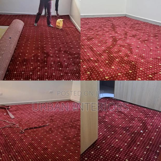 Executive Maroon Wall to Wall Carpets - main view