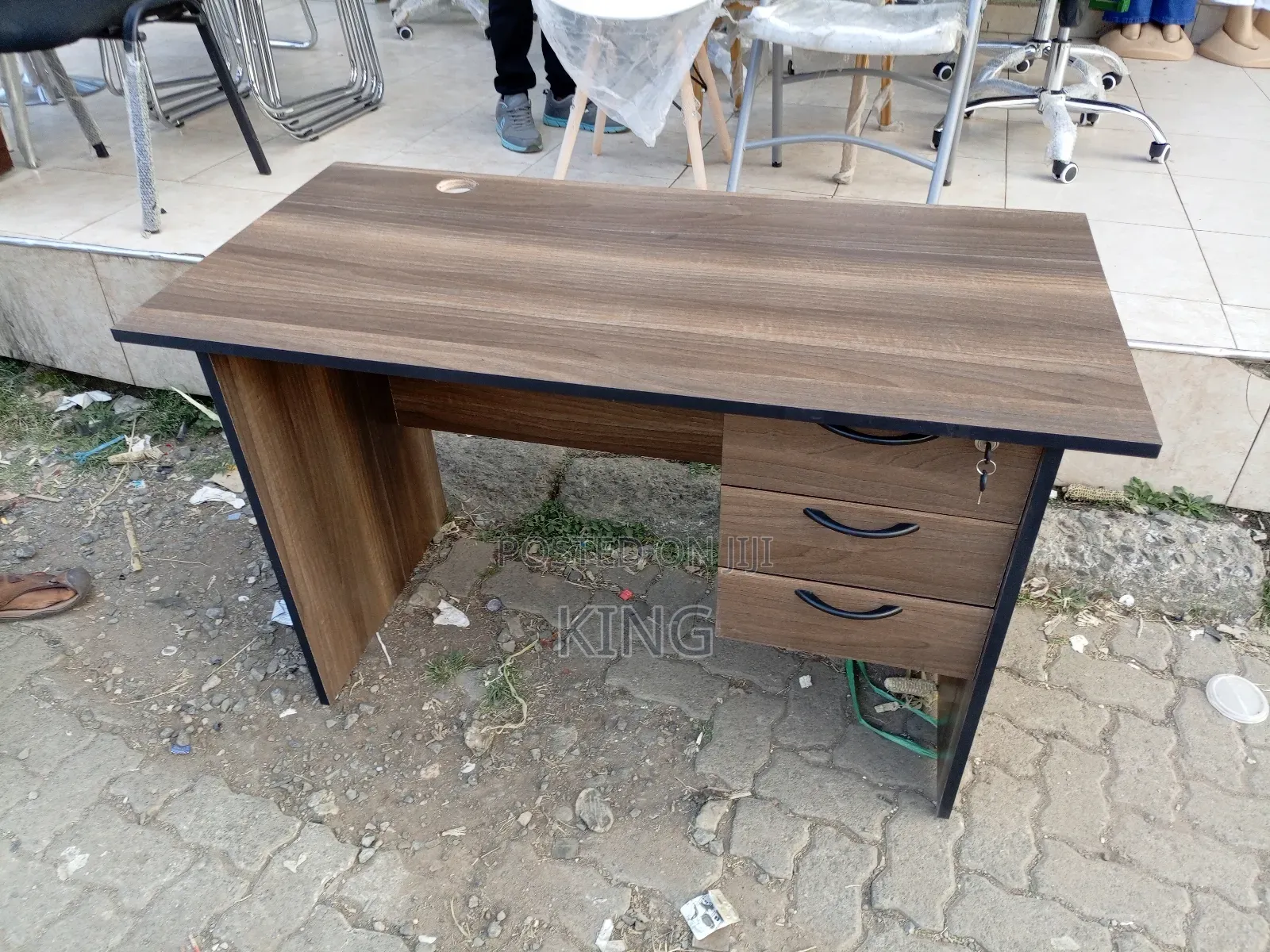 Three Draws Office Desk