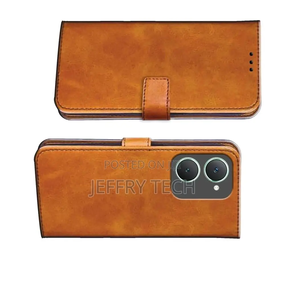 Vivo Y03 Flip Cover | Premium Leather Finish Flip Cover |Com