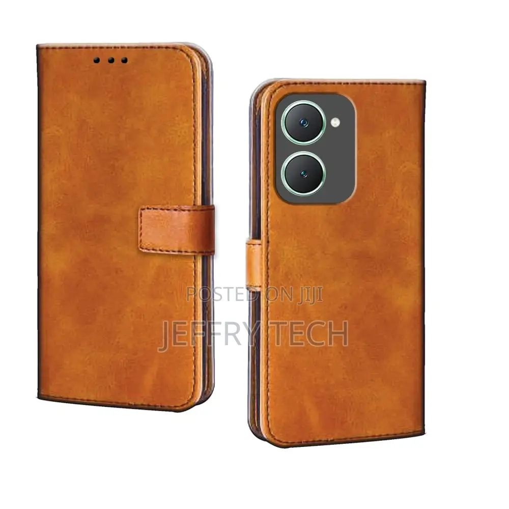 Vivo Y03 Flip Cover | Premium Leather Finish Flip Cover |Com