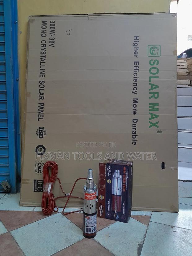 Smart Farming Solar Pump + Panel 300w - main view