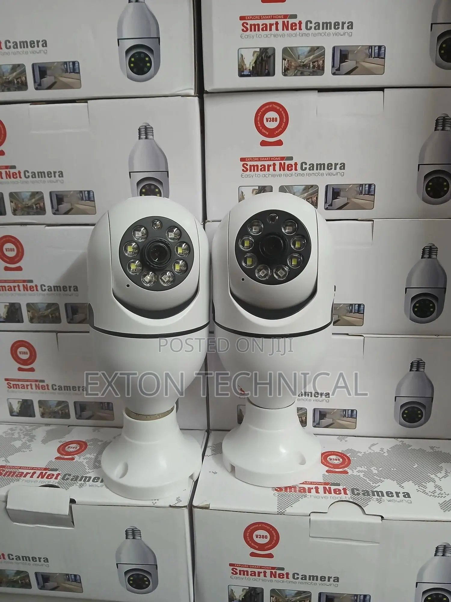 1080p Wireless PTZ Bulb # V380 Wifi Smart PTZ Camera #