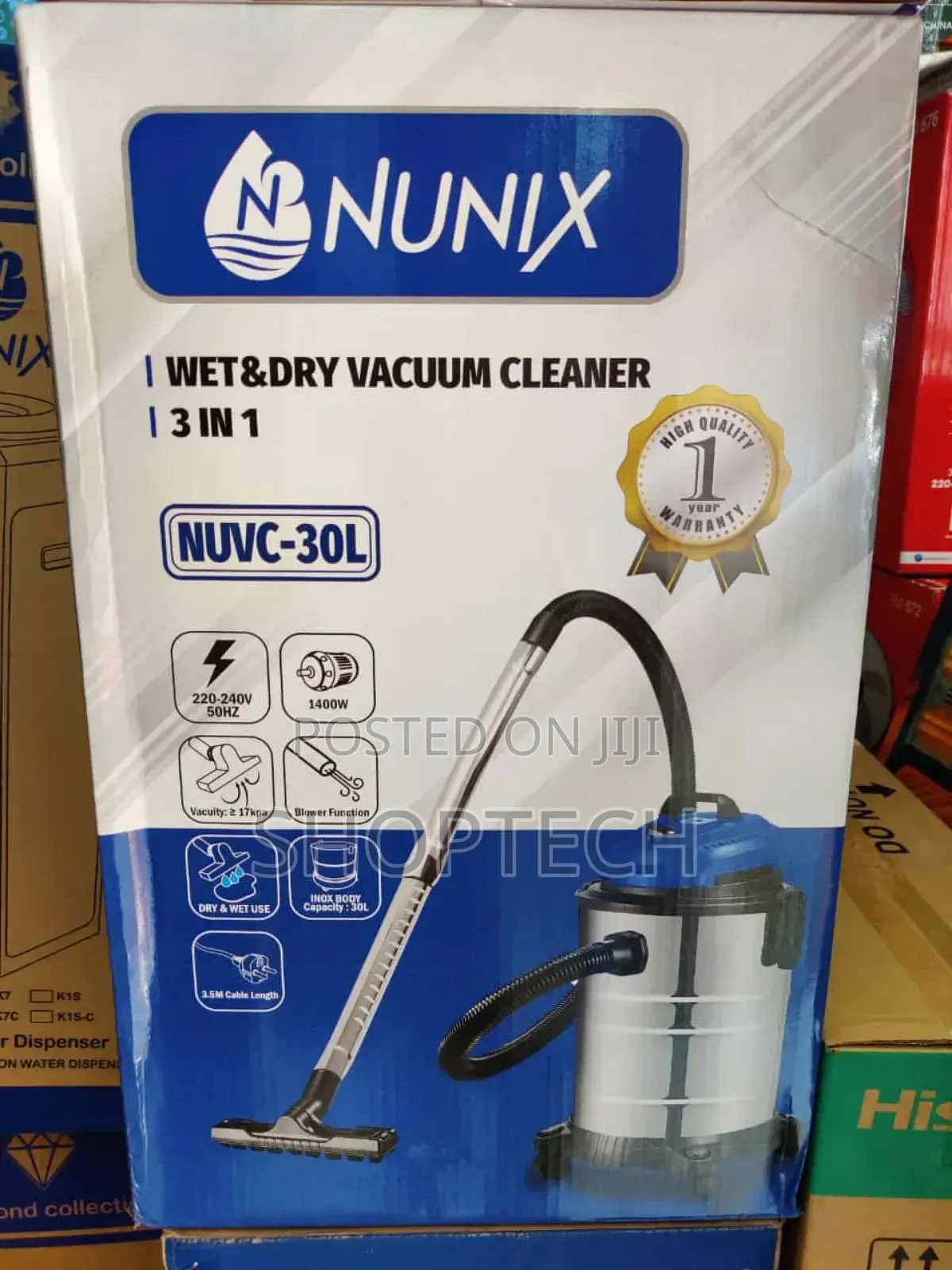 *Nunix Vacuum Cleaner 30litres
