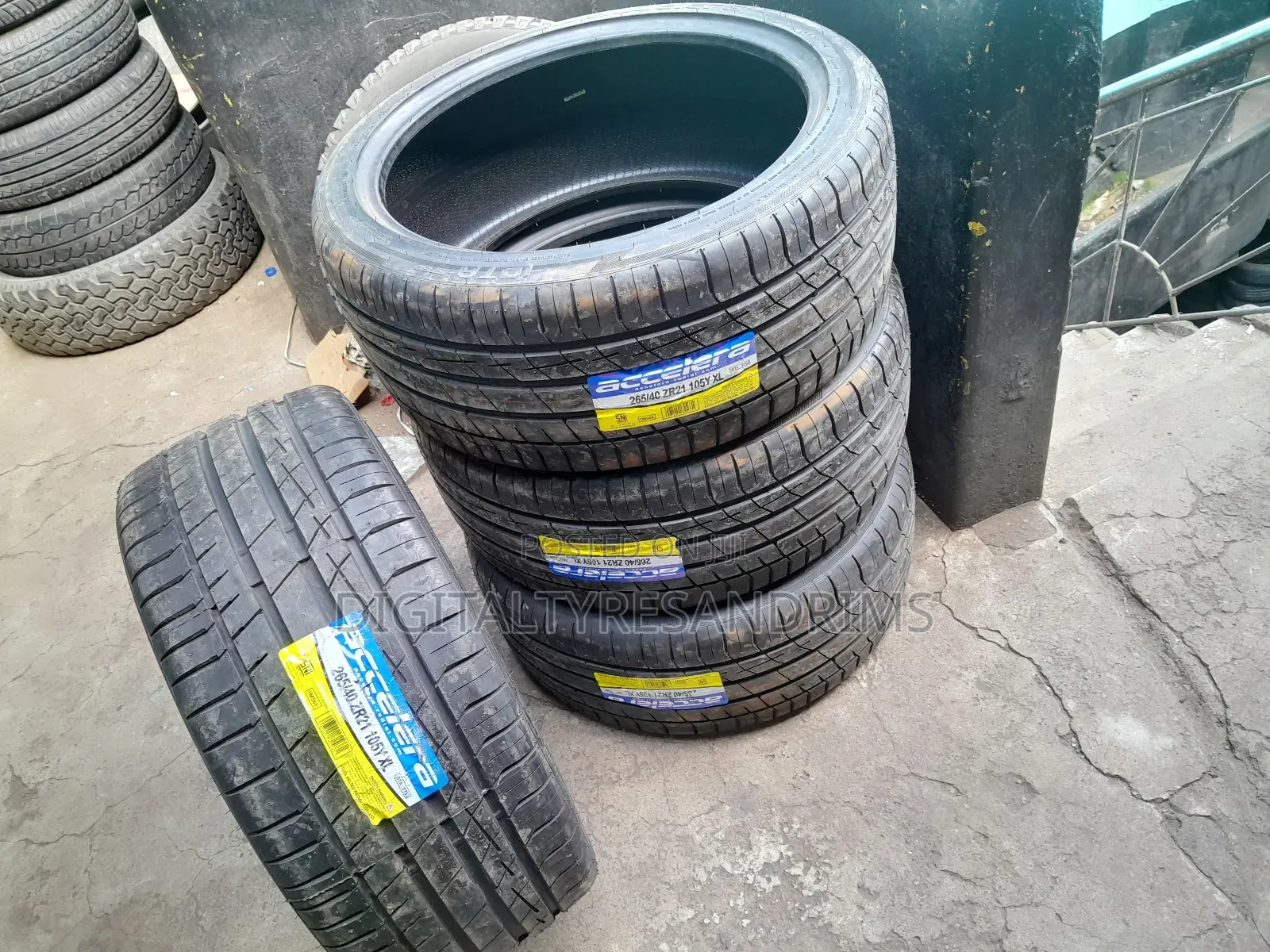 Accelera Tyres Brand New Made in Indonesia Size 265/40r21