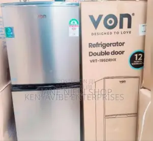 195l Von Double Door Fridge