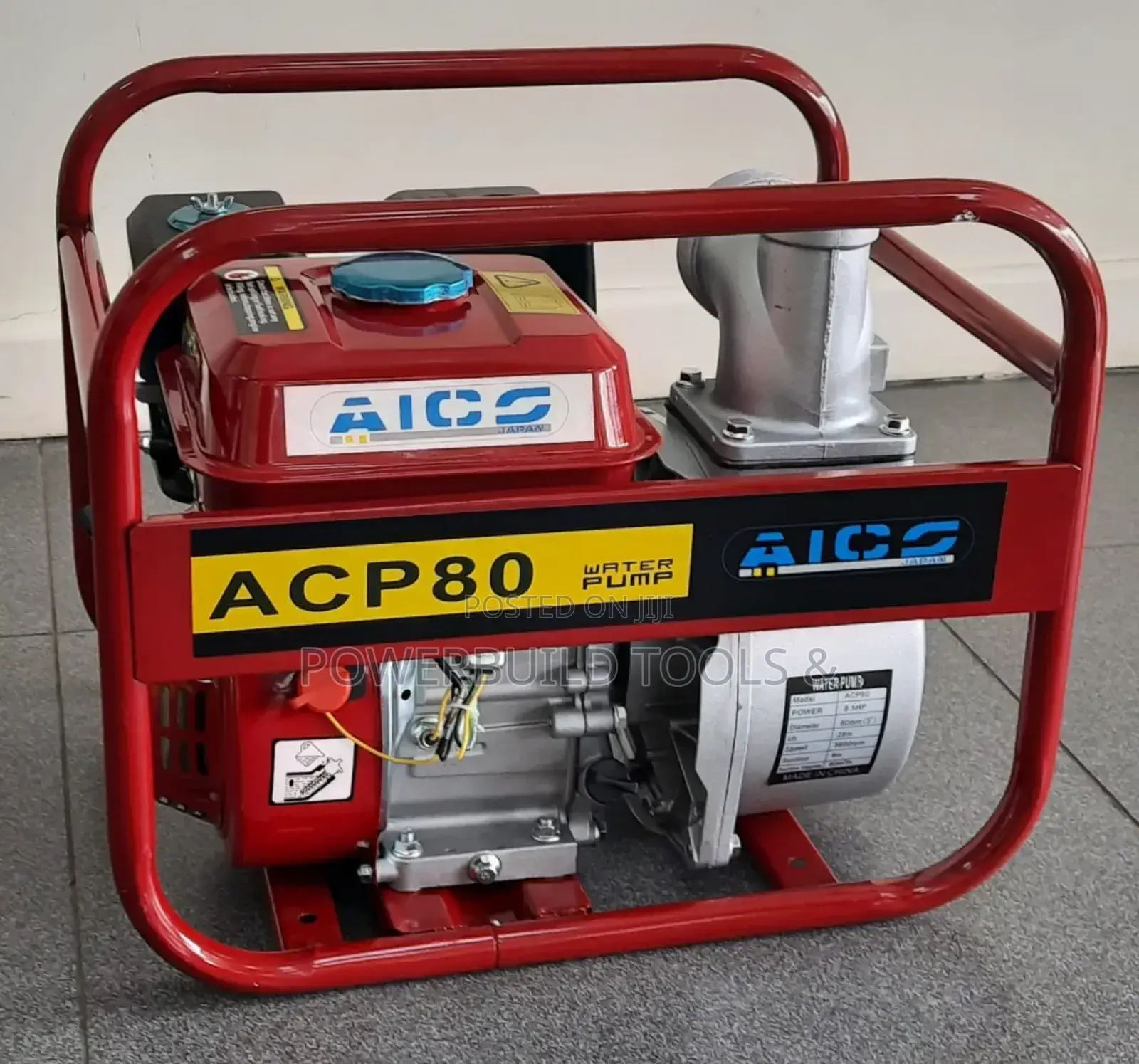 Aico 3" Petrol Waterpump 8.5HP ACP80