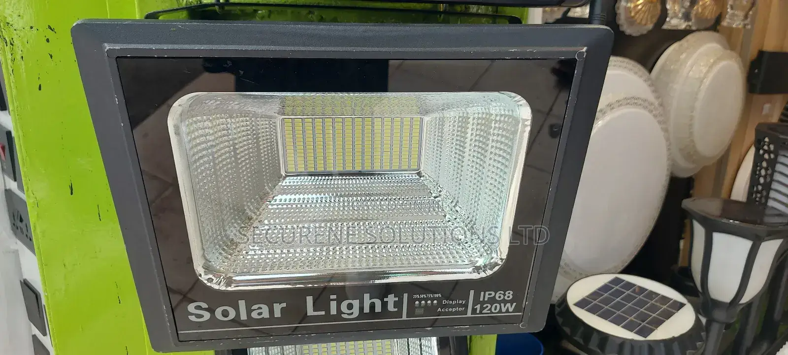 Ip68/120w) With Solar Panel and Remote