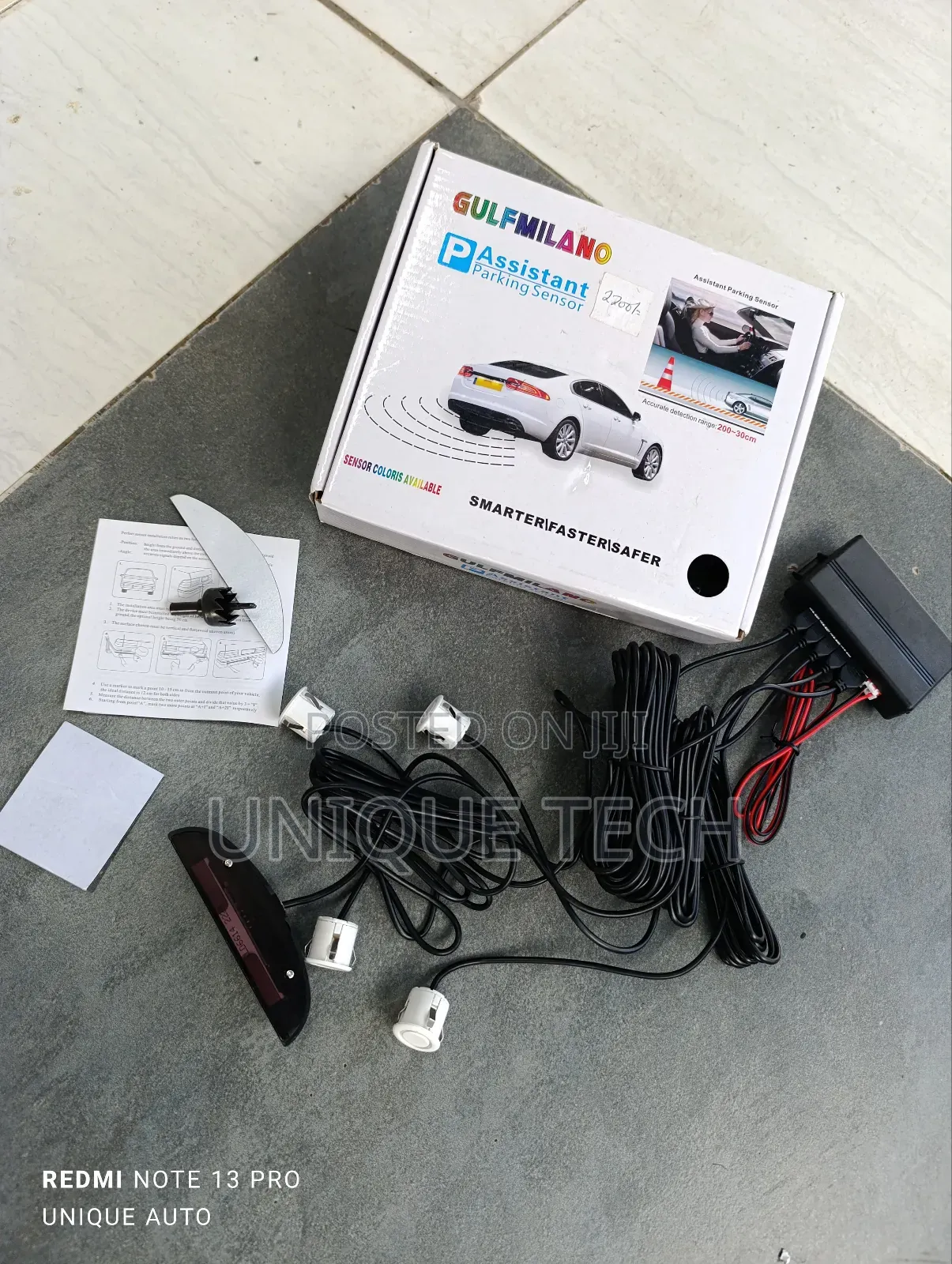 Wide-Range Parking Safety System- Parking Sensor