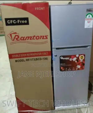 Double Door 128l Ramtons Fridge