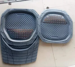 Grey 5pc Deep Dish Mud/Dust Floor Mats