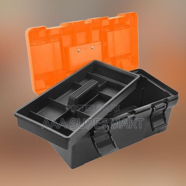 Empty Plastic Tool Box - main view