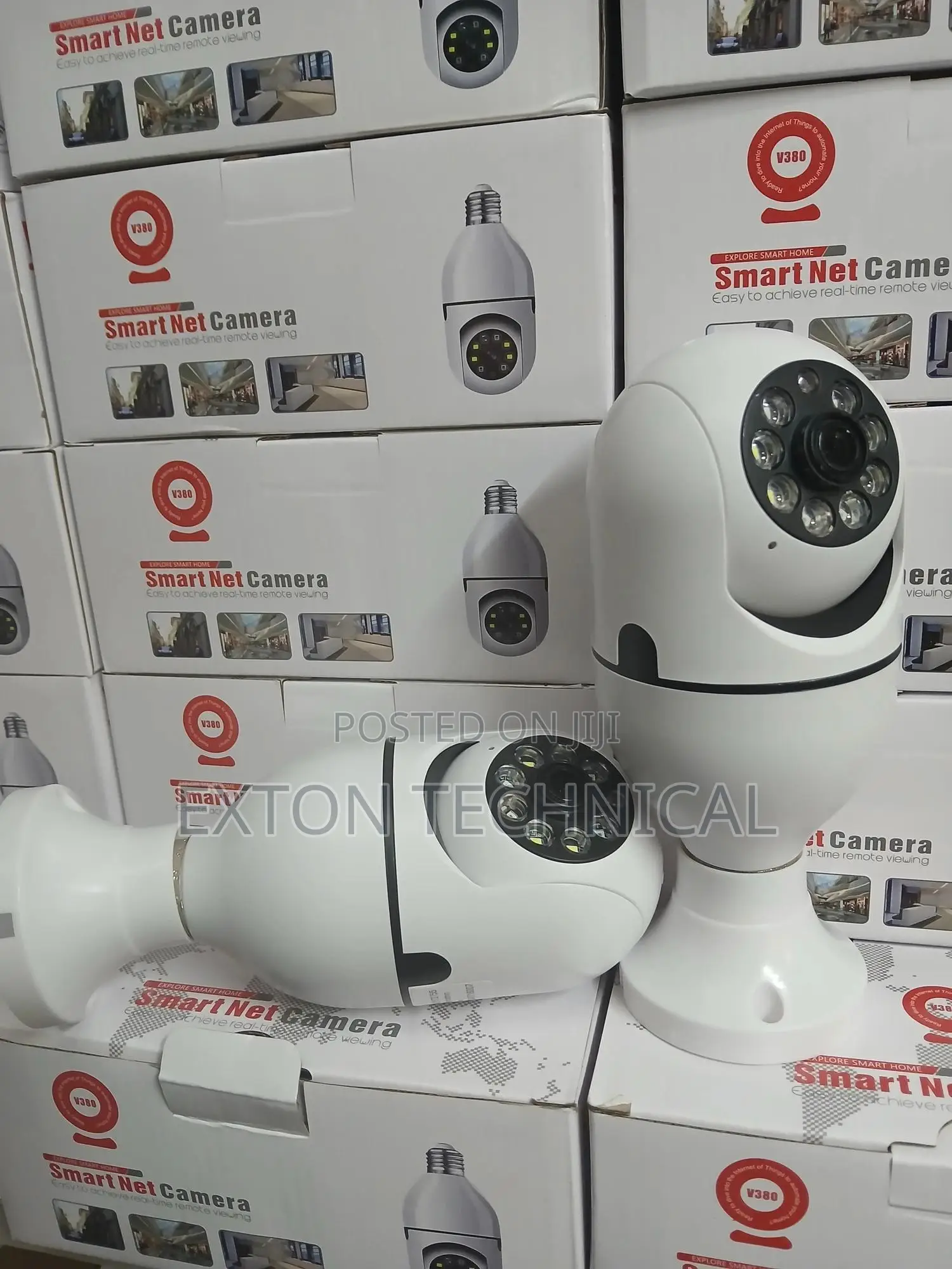 1080p Wireless PTZ Bulb # V380 Wifi Smart PTZ Camera #