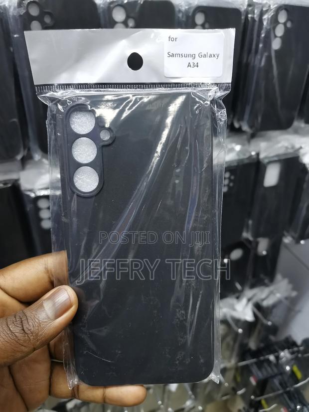 Samsung Galaxy A34 Soft Silicon Shockproof Back Case - main view
