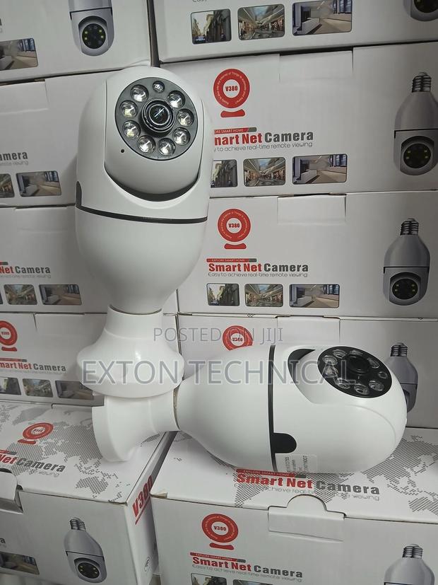 PTZ V380 Bulb Camera Single Lens Wifi Camera