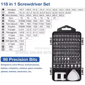 Mini Precision Screwdriver Set 117 118 Pieces