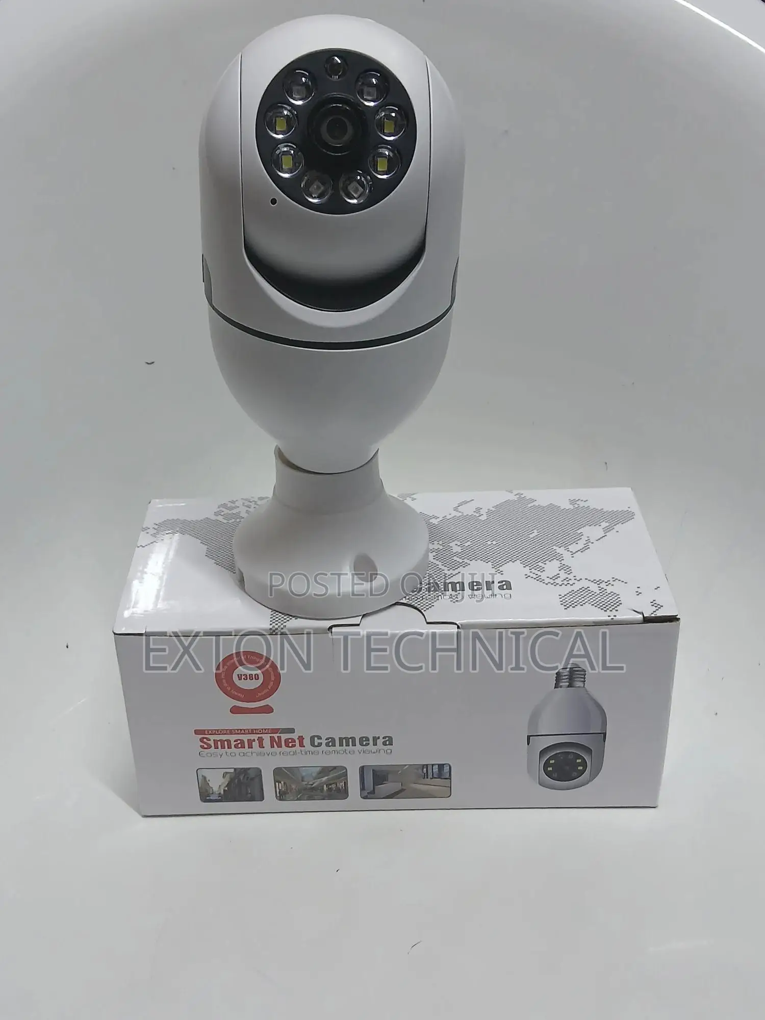 Surveillance Recording 1080p Wireless PTZ Bulb V380 Pro |