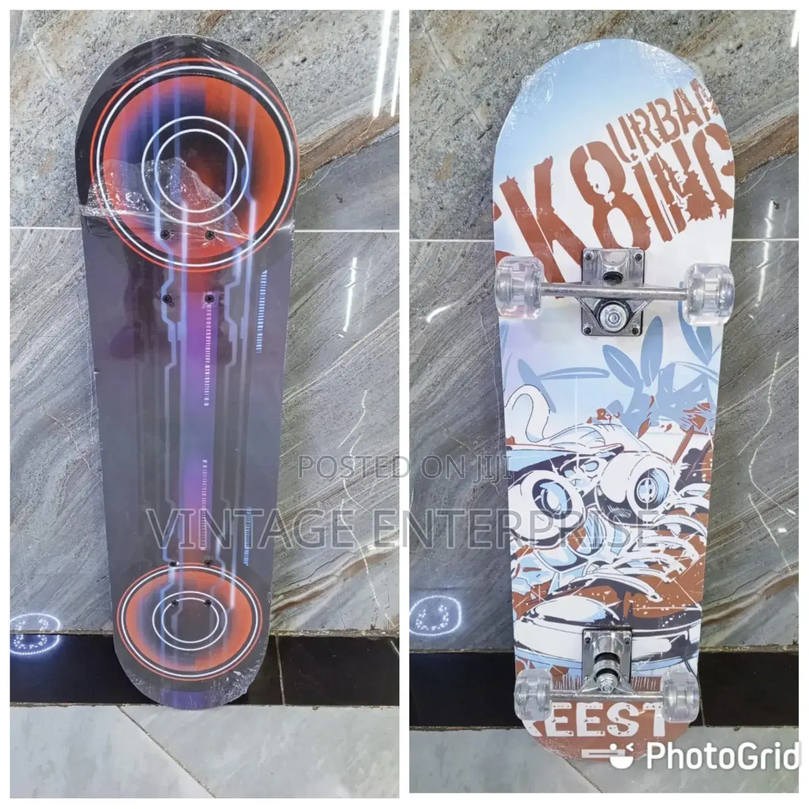 *Skate Board Transparent Wheels L