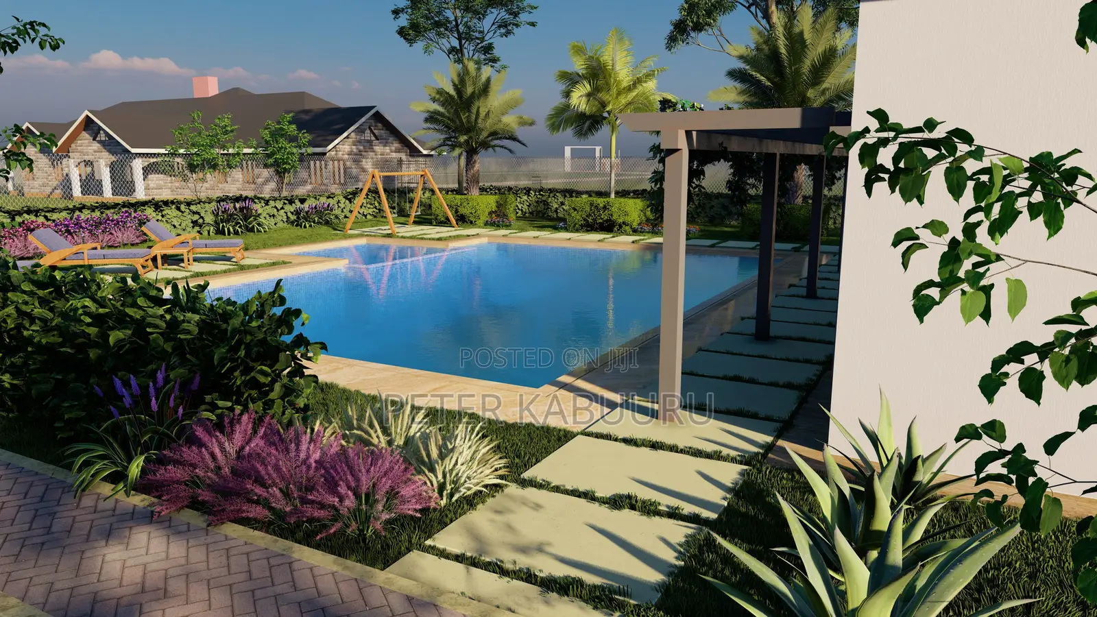 Pool Garden and Swimming Pool Design