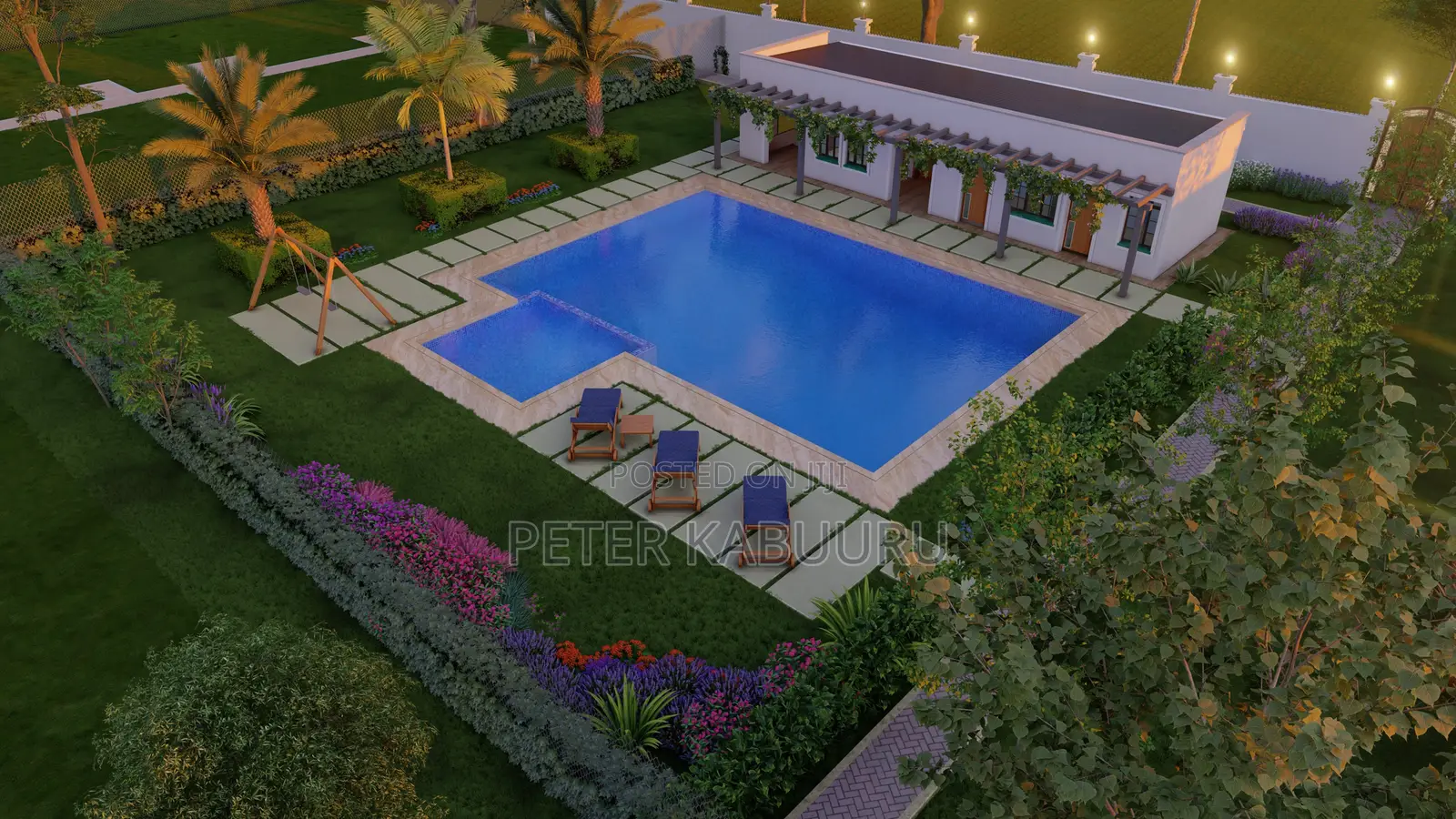 Pool Garden and Swimming Pool Design