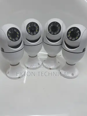 360 Degrees View- CCTV Camera I E27 Bulb Shape PTZ V380