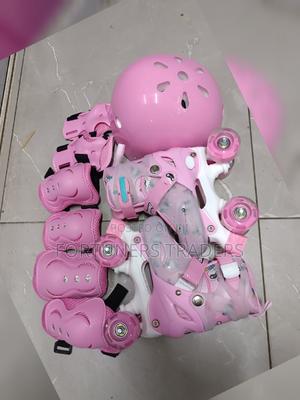 Quad Roller Skates With Hard Helmet/ Gears - thumbnail 2