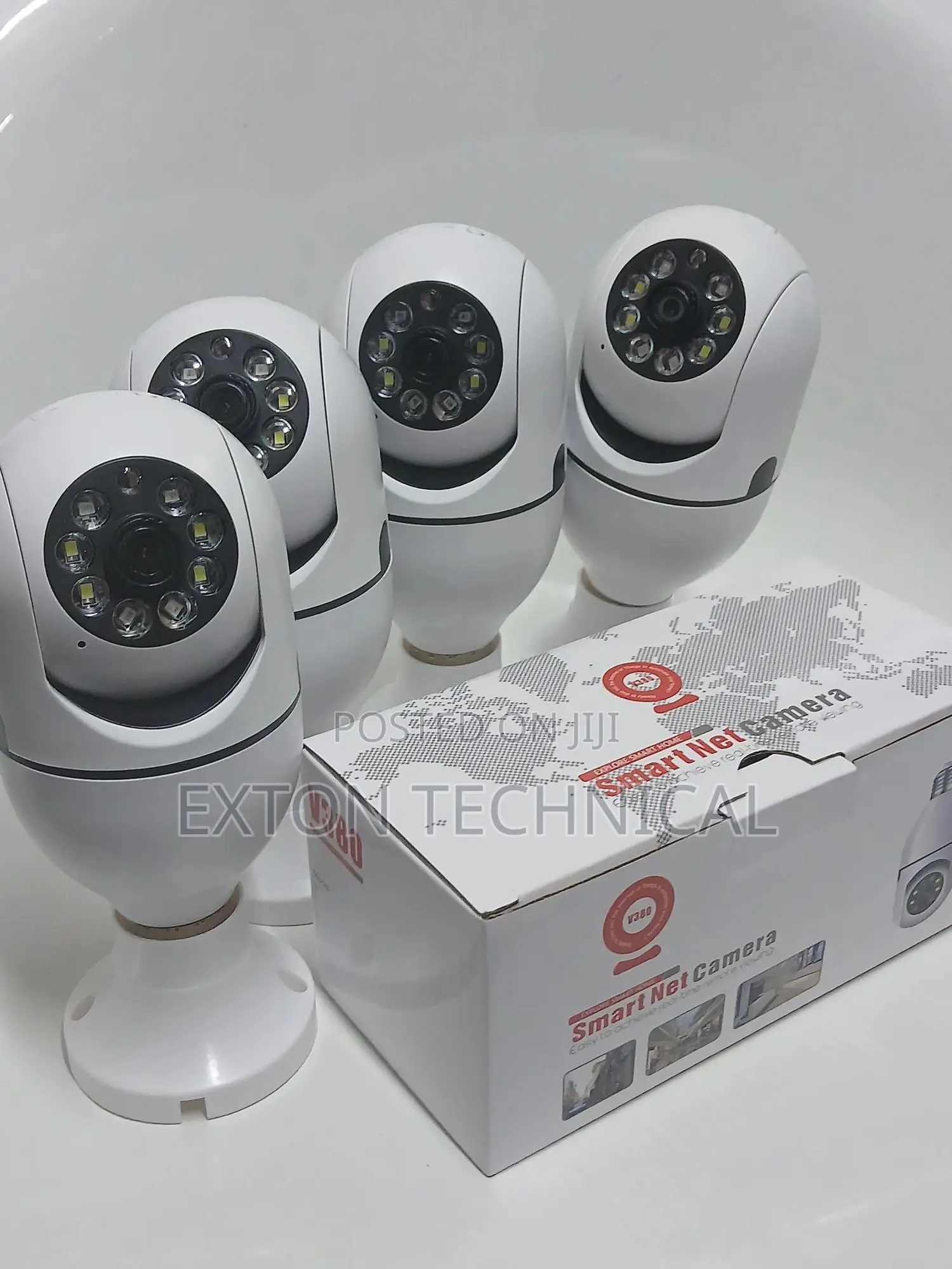 CCTV Camera I E27 Bulb Shape PTZ V380 Two Way Audio