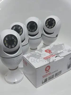 CCTV Camera I E27 Bulb Shape PTZ V380 Two Way Audio