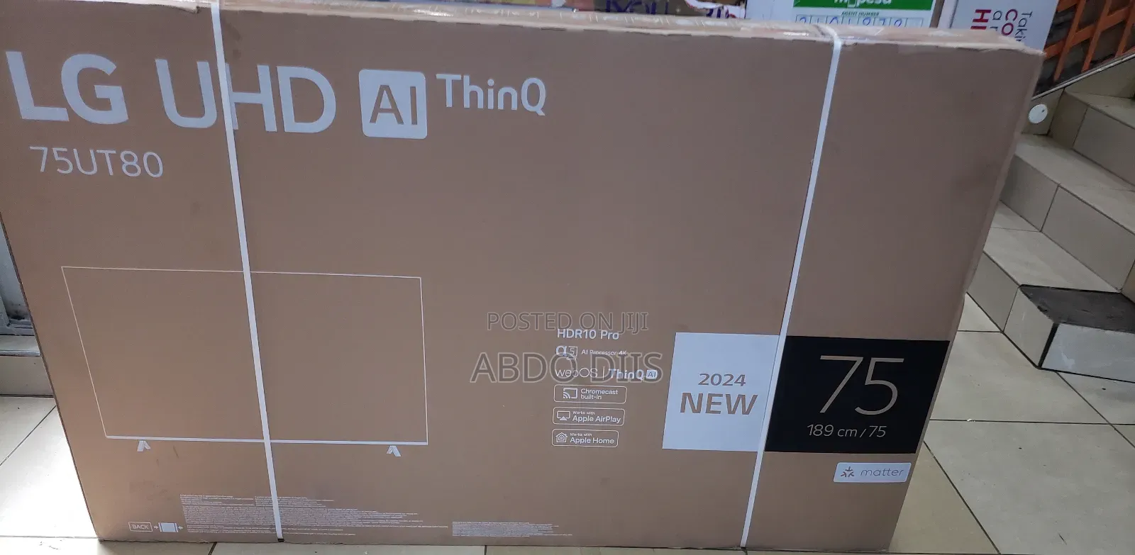 LG 75inch Smart Uhdr With Warranty Available