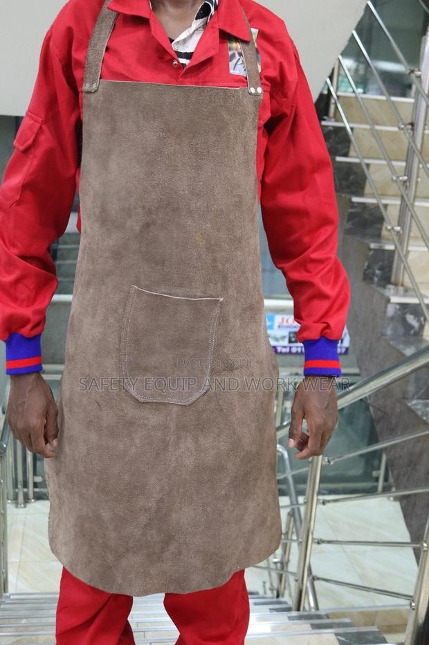 Welding Apron Leather (Grey) - main view