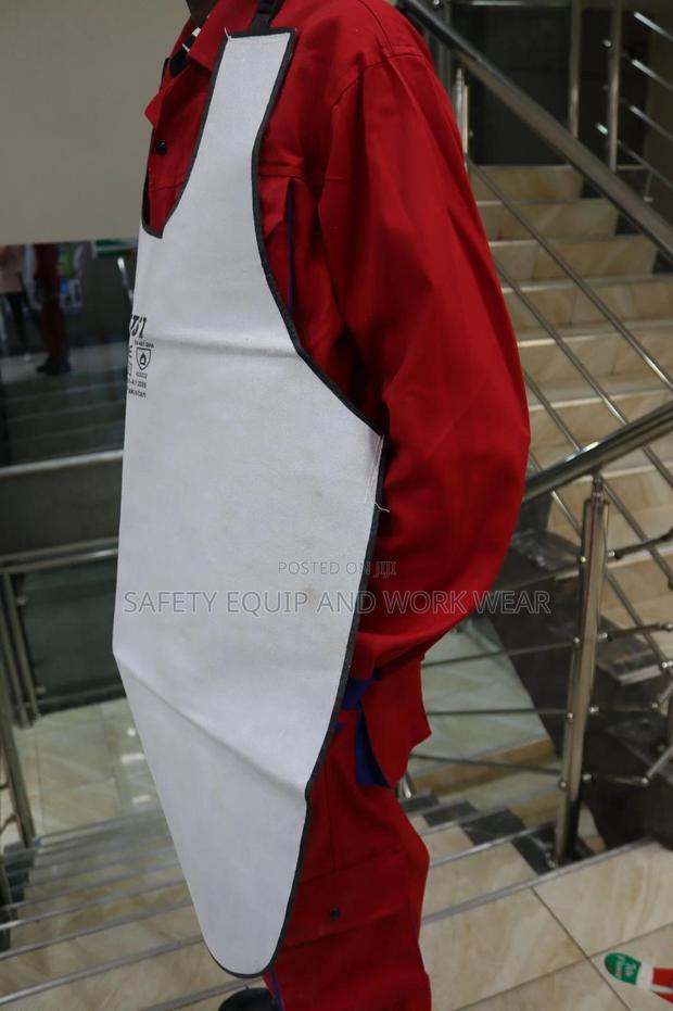 Welding Work Apron (White) - thumbnail 2