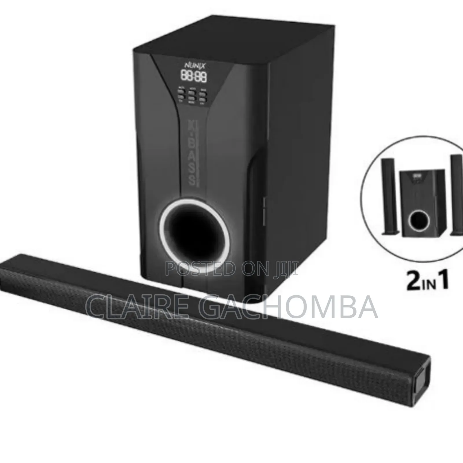 Nunix A61 Mini Subwoofer Speaker System
