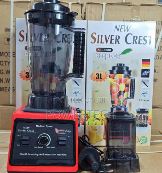8000 Watts Silver Crest Commercial Blender; - main view