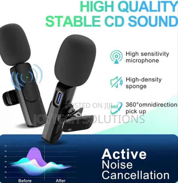 Noise Cancellation Lapel Microphone - main view