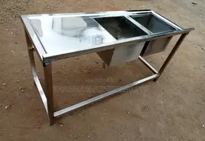 Commercial Heavy Duty Double Sink.