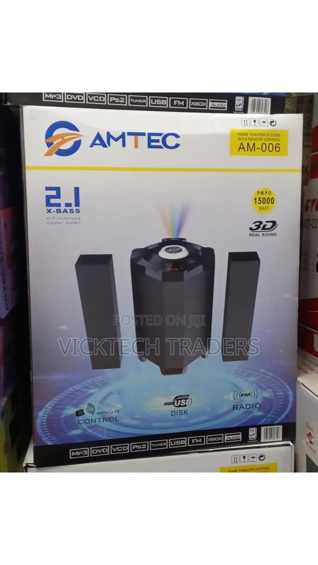 Home Theater Speaker System Amtec 006 With Remote Control - main view