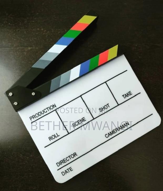 Acrylic Slate Clapper Board in Kenya - main view