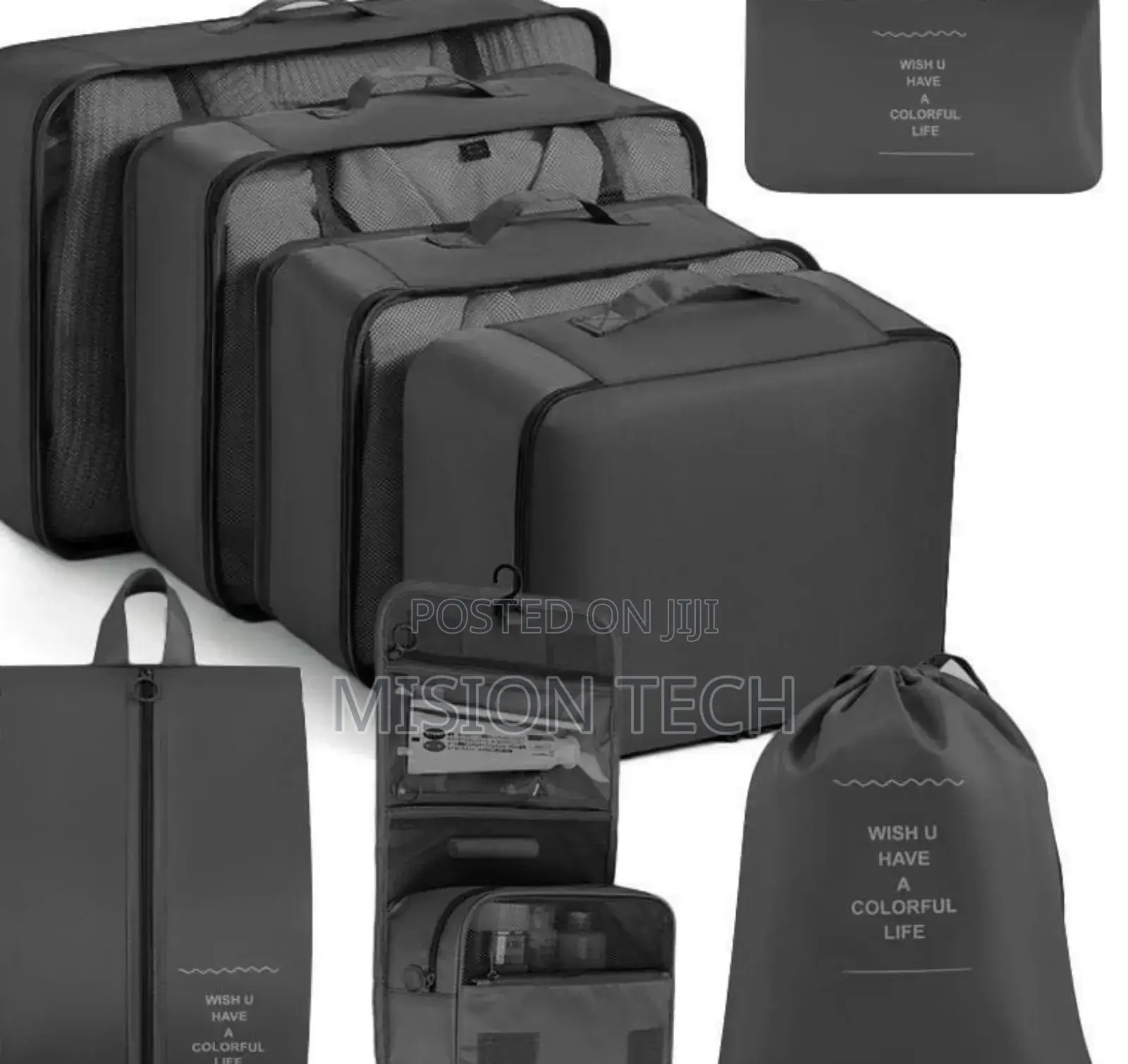 *8pcs Luggage Travel Organizers for Suitcase With Toiletry 