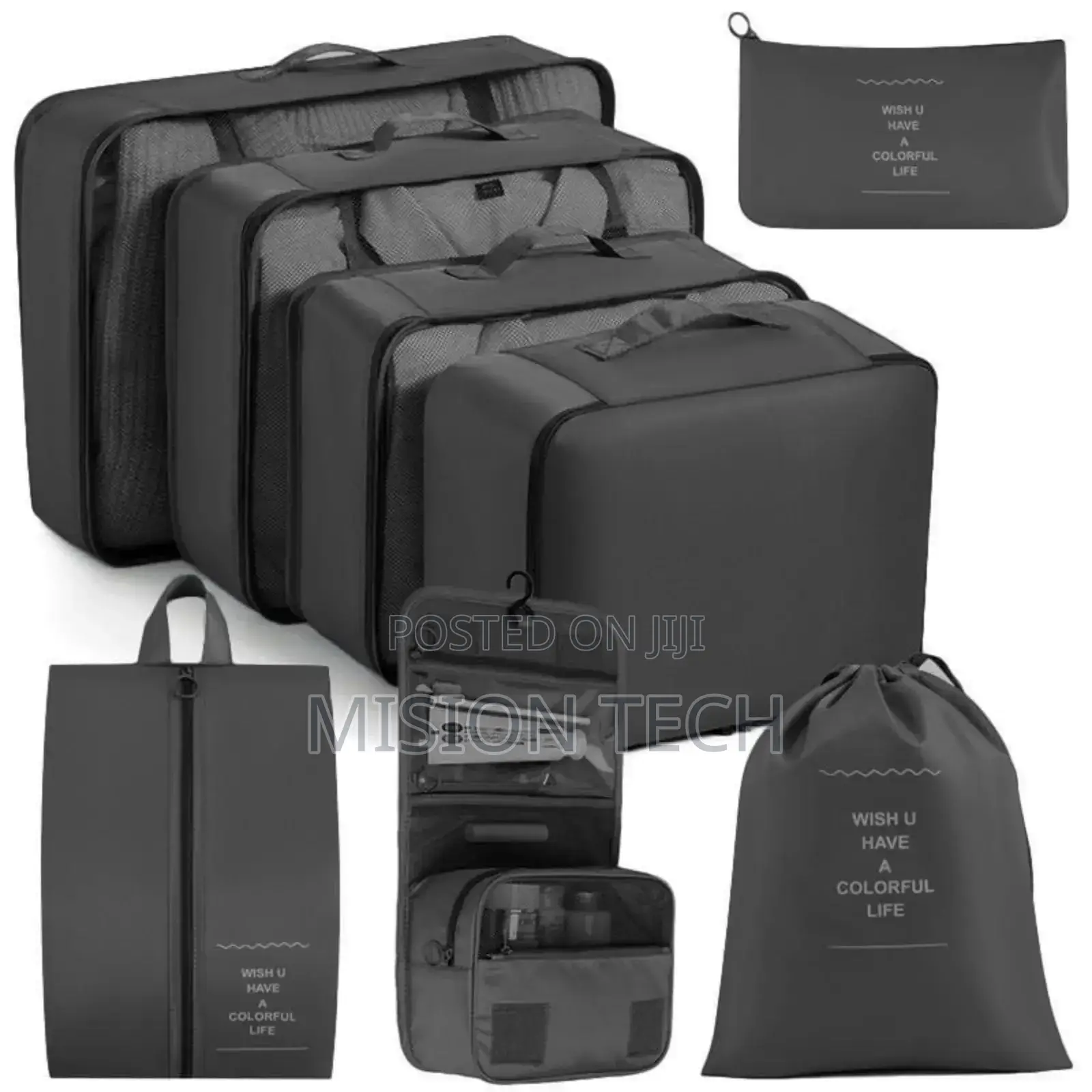 *8pcs Luggage Travel Organizers for Suitcase With Toiletry 