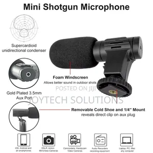 Original Mini Shoot Gun Microphone With A Blue Tooth Shutter