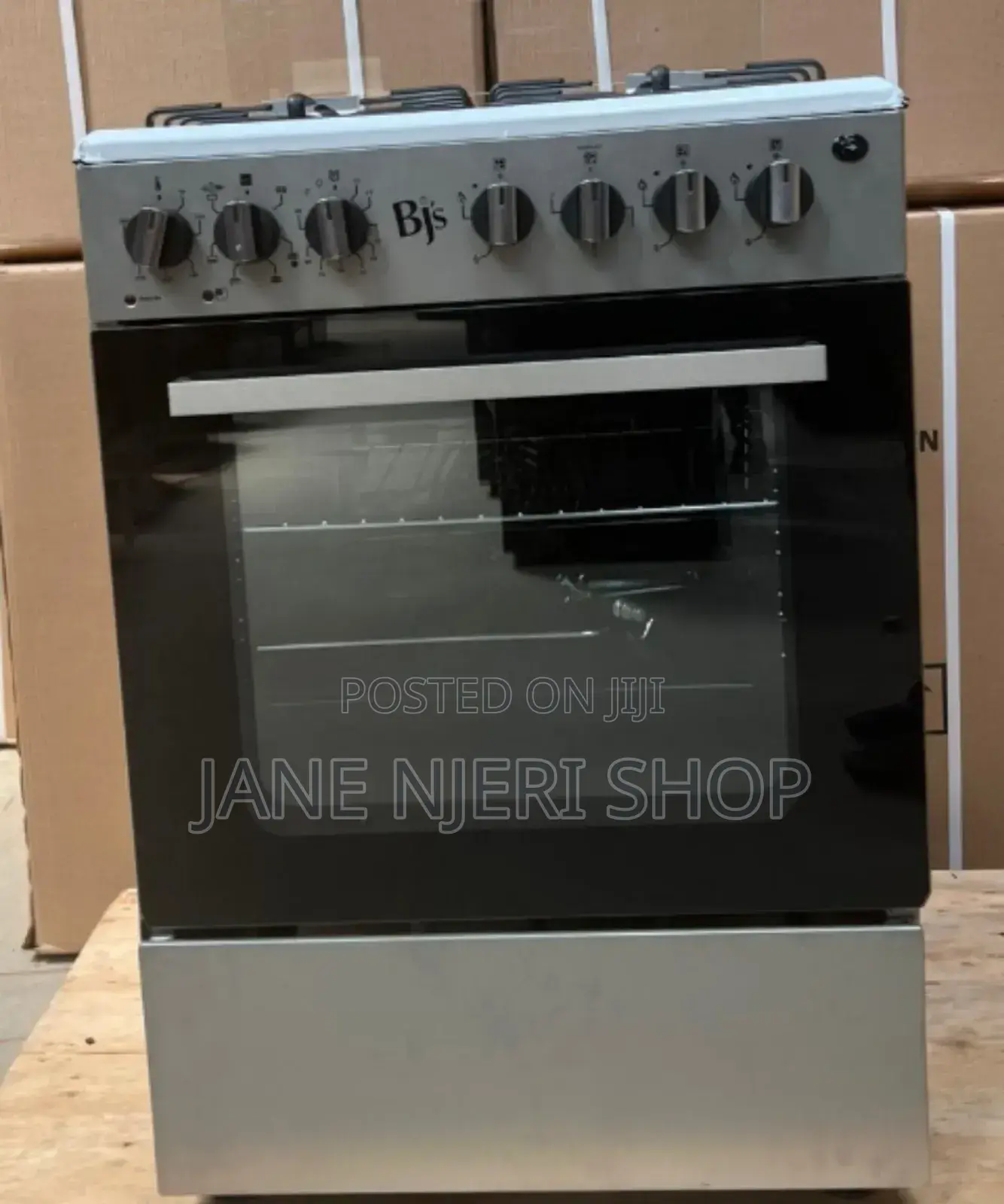 BJS Cooker New Model Silver